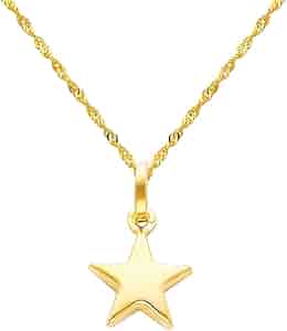 ミュージシャン Star Necklace Gold ミュージシャン Star Necklace Gold The World Jewelry Center
