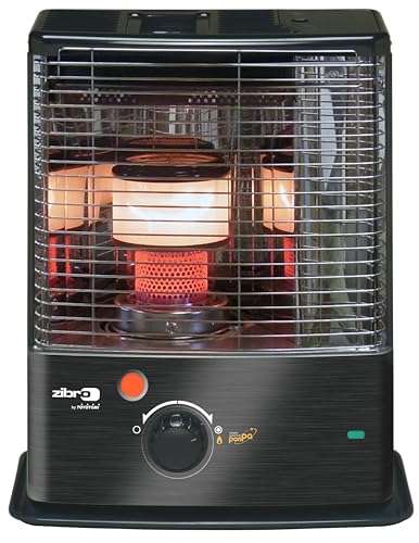 Zibro RC4027 Poêle à Pétrole à Mèche 2,7 kW, Noir, Chauffage d'Appoint Mobile, 18-38 m², 428x295x513 mm