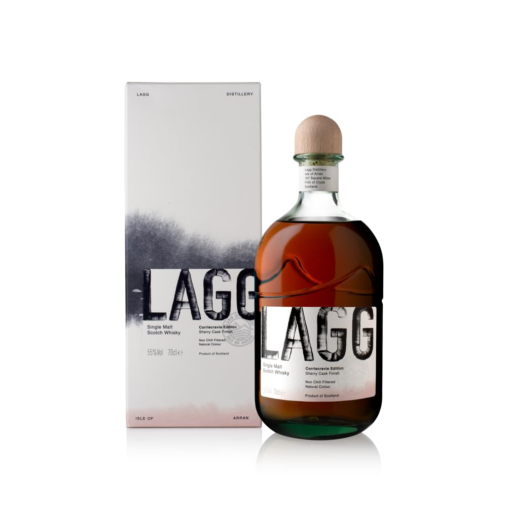 LAGG Corriecravie Single Malt Scotch Whisky 70cl, 55% ABV | Premium Peated Whisky | Isle of Arran