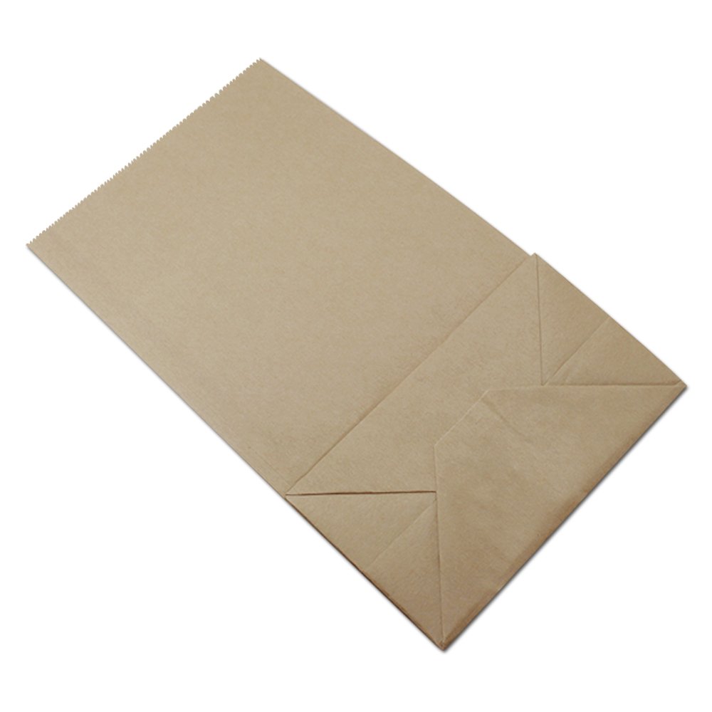50 bolsas de cera de papel kraft de 3.5 x 2 x 6.7 pulgadas, parte inferior plana, color marrón, para el hogar, cocina, almacenamiento de alimentos, juegos de recipientes para llevar, almuerzo 9