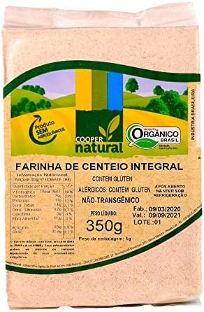 Farinha de Centeio Integral Orgânico Coopernatural 350g