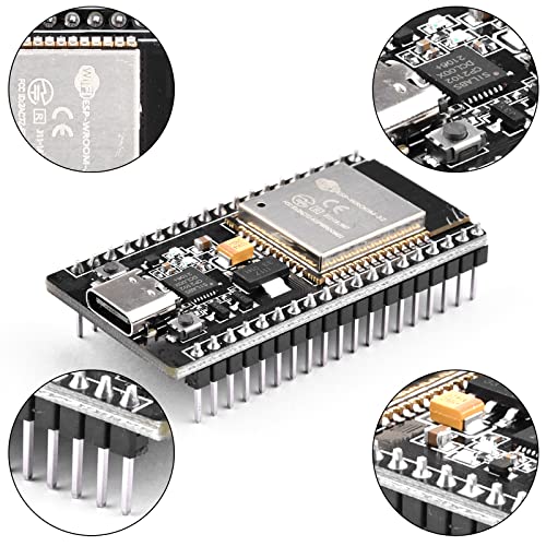 Diymore 2PCS for ESP32 Type C Development Board,for ESP32 Nodemcu WIFI with CP2102 Module,2.4 GHz WLAN WiFi Bluetooth Module - Image 3