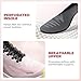 ALLSWIFIT Women's Slip On Walking Shoes Hands-Free Cushion Running Tennis Shoes Non-Slip Comfortable Workout Gym Sports Athletic Fashion Sneakers ActiveBreeze2.0,Size 7.5,Pink,SARS26001W