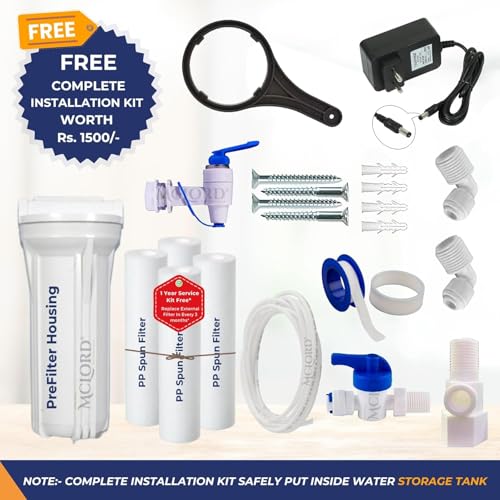 Image of All India Group Aqua Genuine Plus RO Domestic Water Purifier (RO+ LED UV+ ORC COPPER+ HIGH TDS MEMBRANE+ TDS CONTROL) Best For Home /Office Purpose,12 Stages,20 LPH,12 Liter Storage ((Aqua G+ Premium))