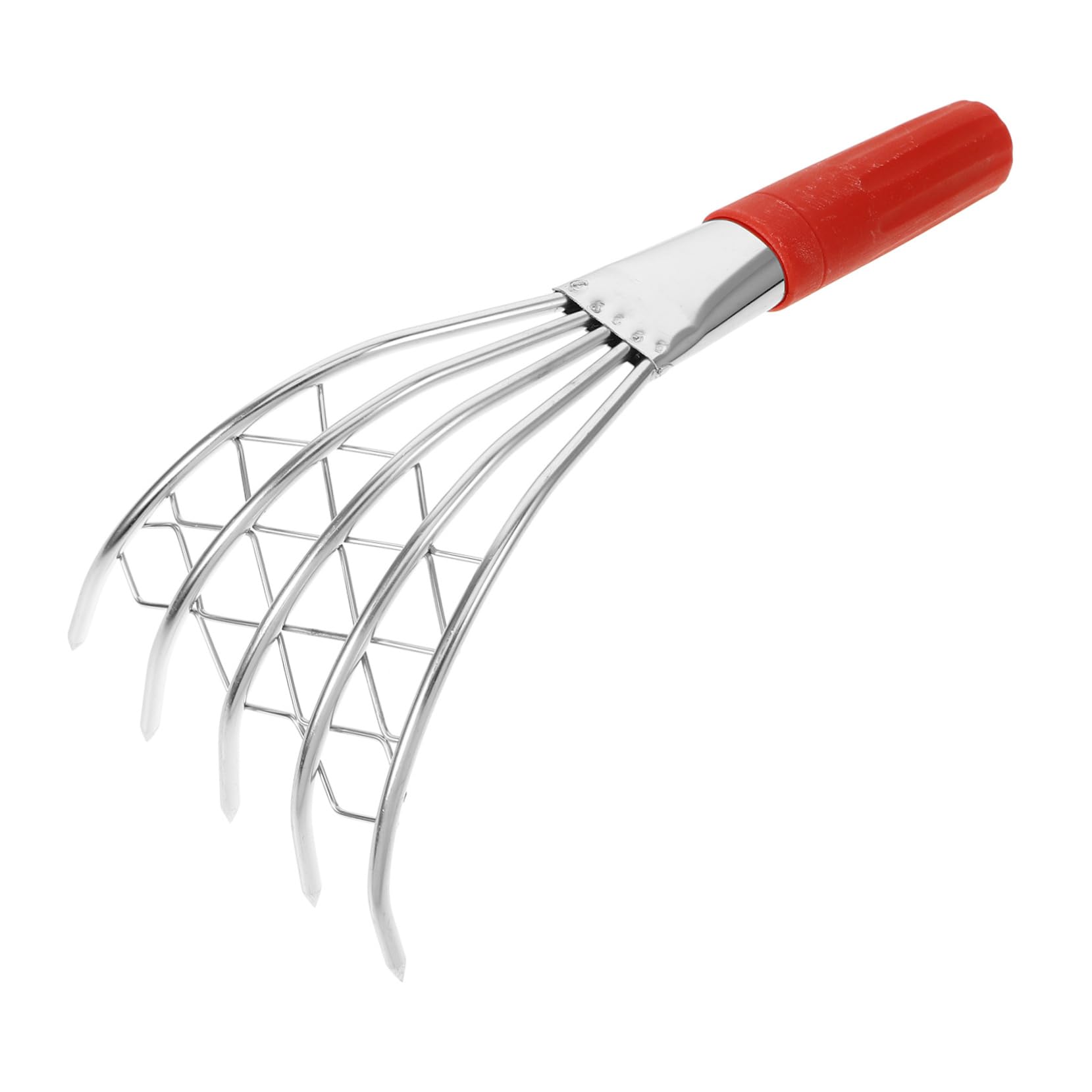 BESTonZON 2 Stück Strandrechen für Robuster Muschelrechen mit Ergonomischem Griff für Graben von Muscheln und Am Strand für Einsatz Gartenarbeit