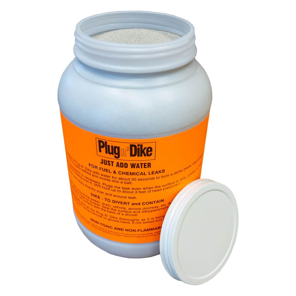 ENPAC Plug N Dike Granular Bentonite Leak Sealing Paste, Creates Plugging Paste for Leaks, Chemical Resistant,Simply Mix w/Water (10 lbs.)
