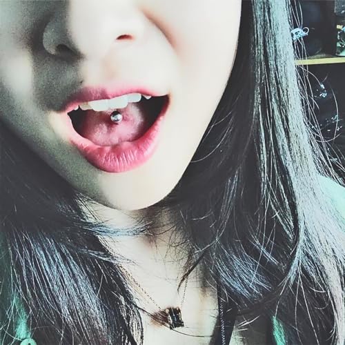 Vitaltyextracts Nipple Piercing Jewelry Surgical Steel Barbells 14G Nipple rings Stainless Steel Bridge Tongue Ring for Women Men3