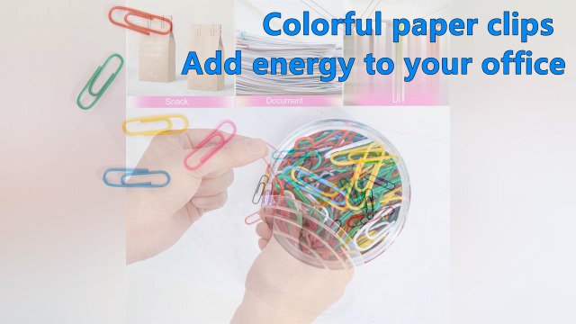 Papier Clips, Medium & Large (1,1 inch & 2 inch) Papier Clip Assored
