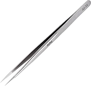Precision Tweezer, Upgraded Professional Pointed, High-end Stainless Steel Tweezers for Craft, Electronics, Soldering, Model, Laboratory Work, Jewelry-Making