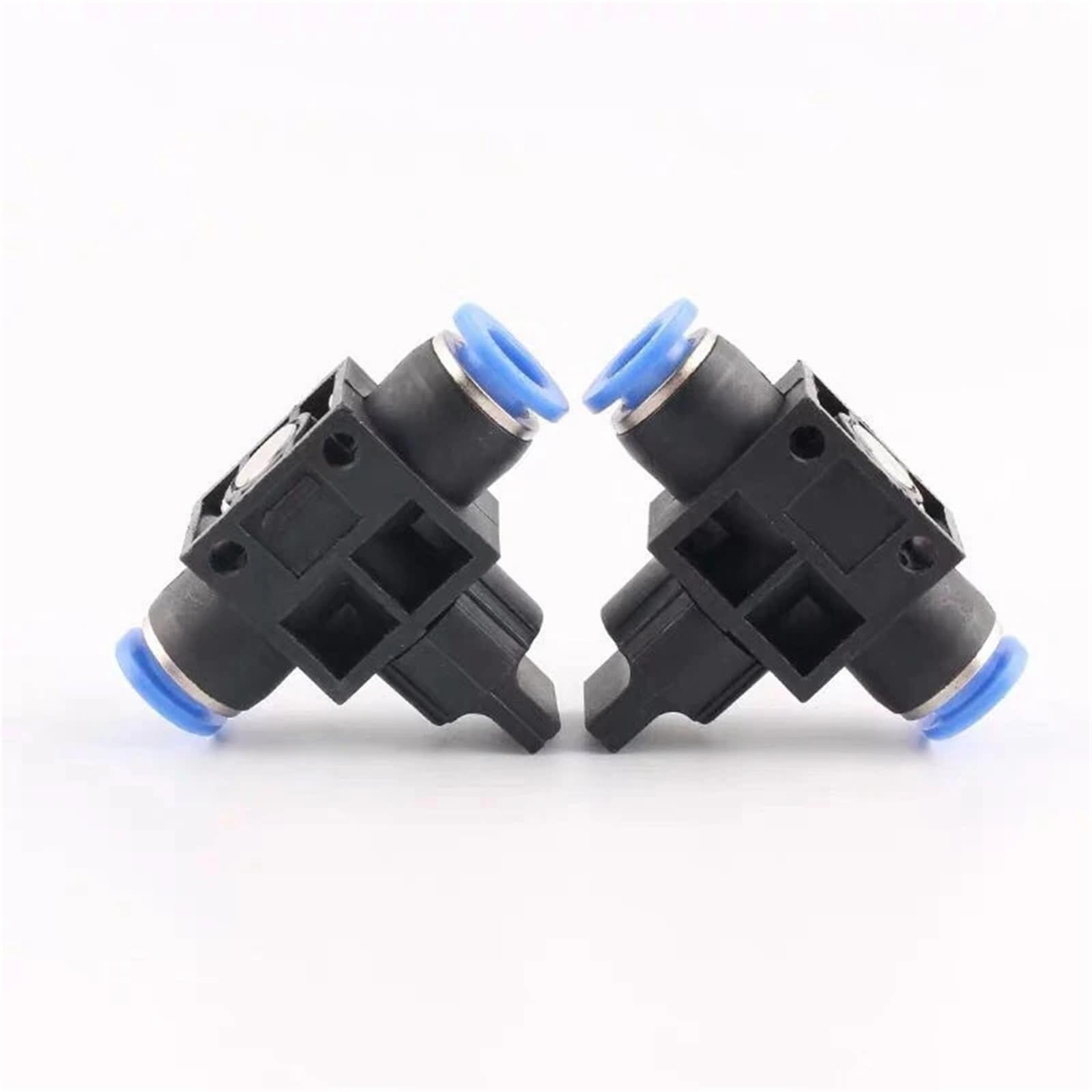 Raccordo pneumatico a 2 vie per tubo flessibile in plastica, 4 mm, 6 mm, 8 mm, 10 mm, 12 mm, 1 pezzo (10 mm)