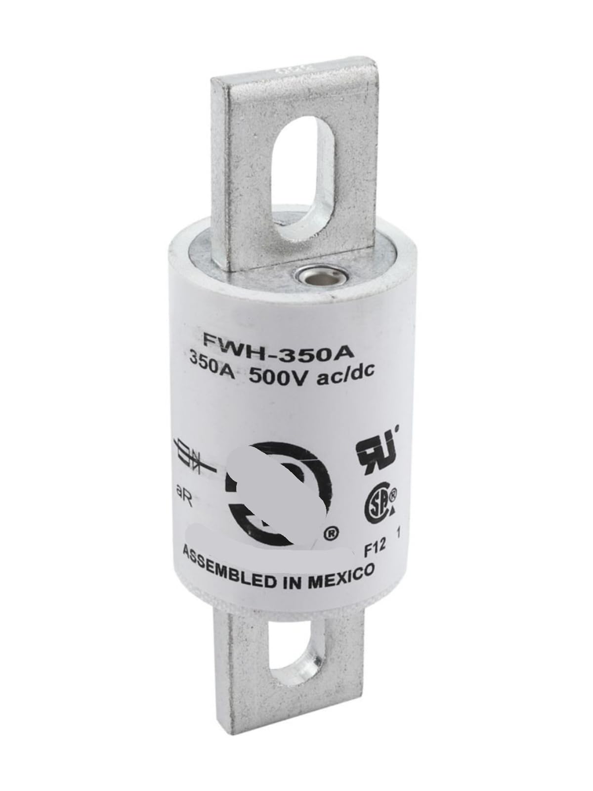 Fusible CC FWH-350A 500 Vca 350 A pour borne de recharge électrique