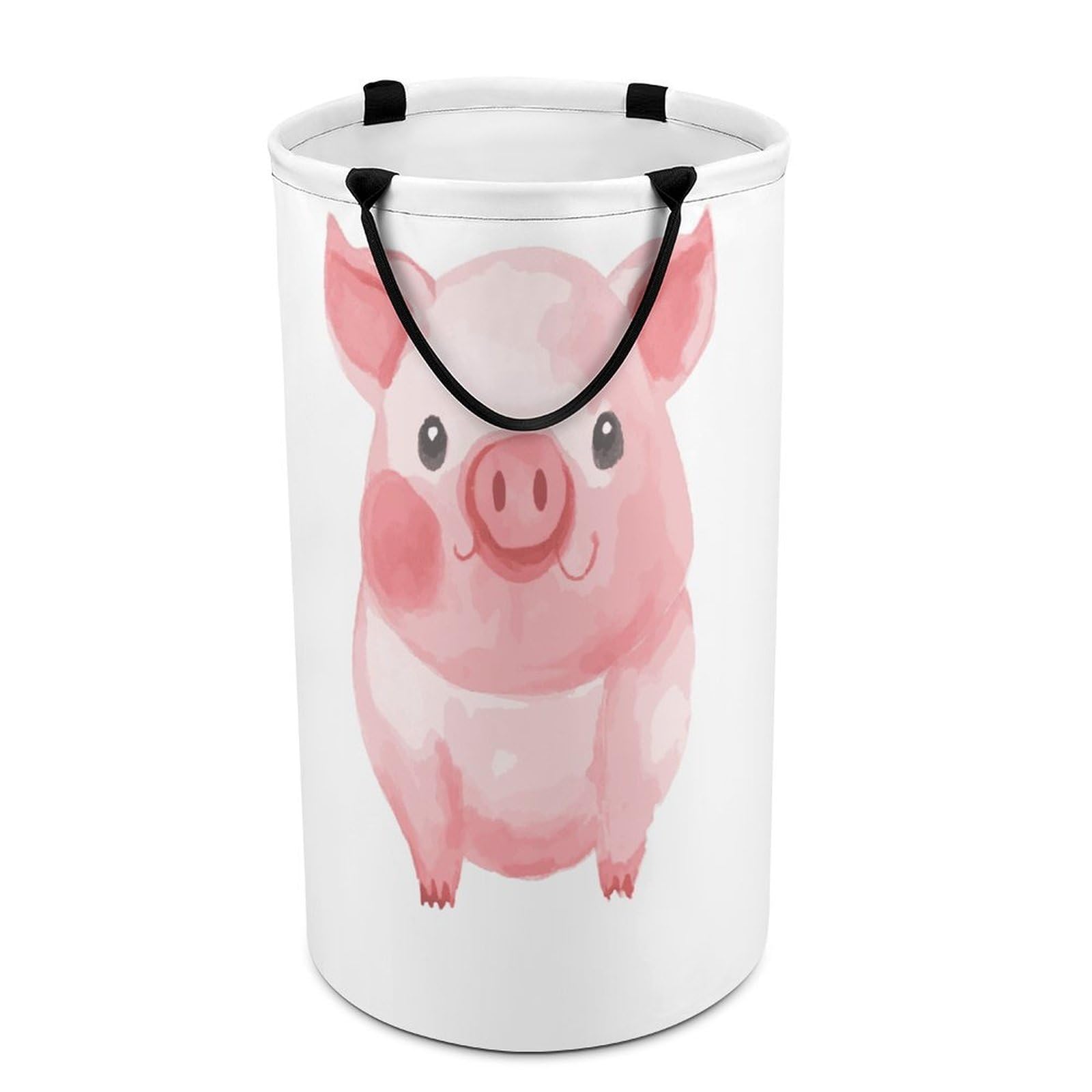 Adfgyerh Style Smiling (25) Laundry Basket ，Foldable Waterproof Model ，Laundry Hamper ，Handles On Both Sides Easy To Move ，Storage Basket For Bedroom, Bathroom, Dorm, Laundry Room.
