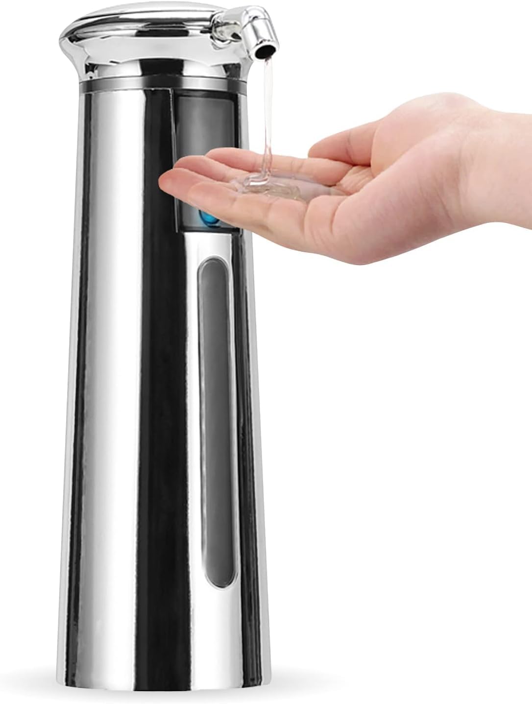 Dispensador de jabón dispensador de jabón con sensor de movimiento infrarrojo sin contacto, diseño de ahorro de energía, impermeable, dispensador de jabón eléctrico automático