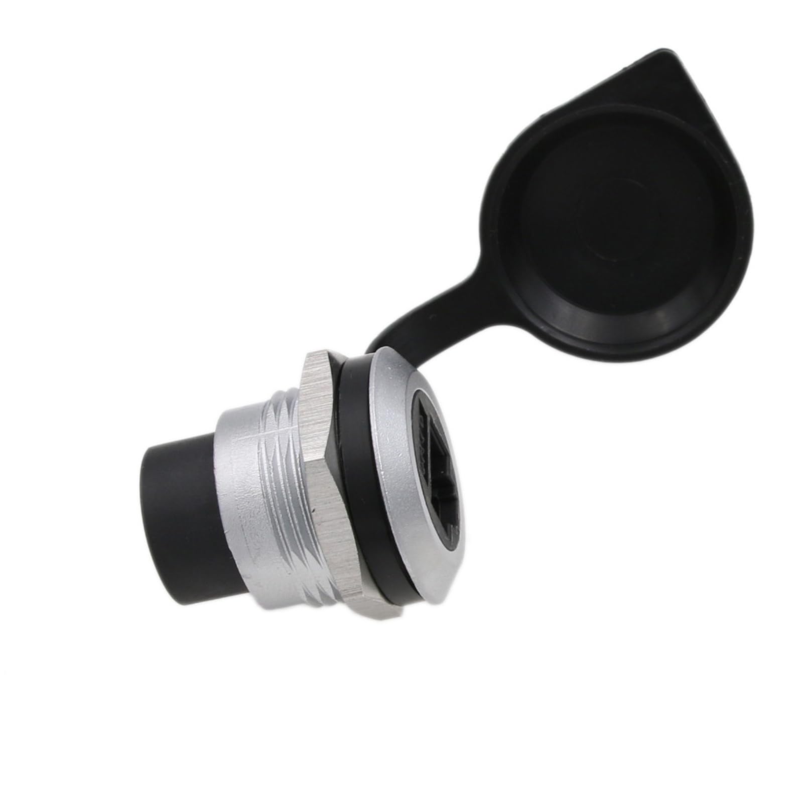 HangTon Lot de 5 connecteurs RJ45 étanches pour panneau de raccordement réseau Ethernet Cat6, câble circulaire femelle vers femelle