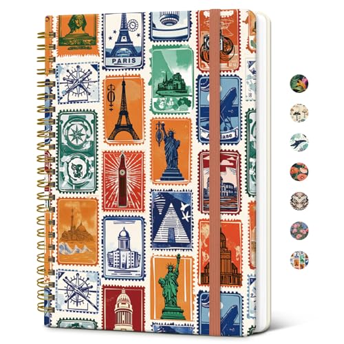 Journal à spirale ligné A5 carnet de notes de 140 pages mignon