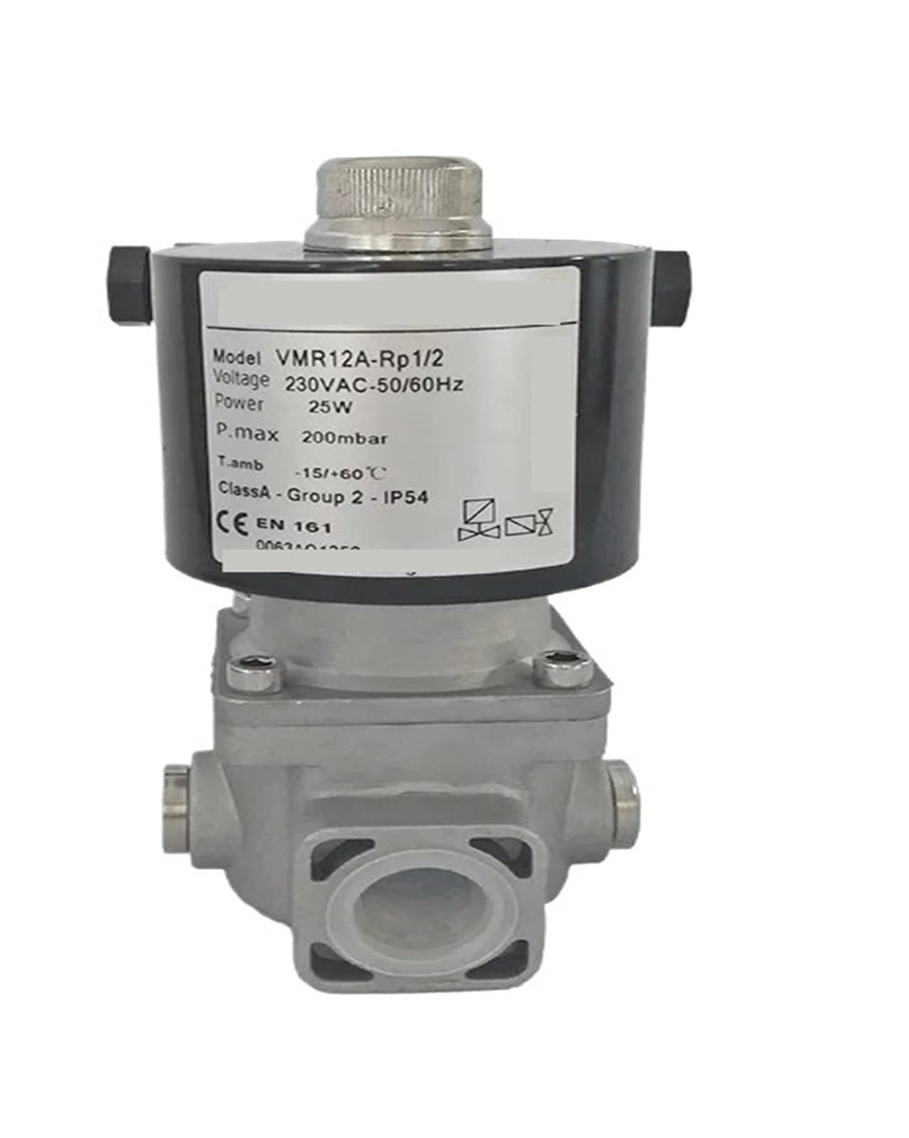 BALYDLUL Solenoid valve DN15 shut-off valve VMR12A-RP1-2 flow control valve 200MBAR 230V