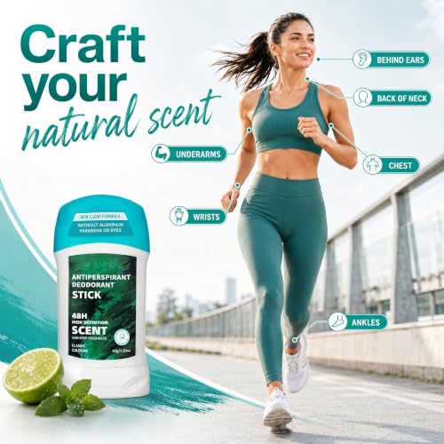 Image of Aluminum Free Deodorant | 48 Hour Odor Control | Deodorant for Women and Men |Infused with a cologne-quality fragrance| 1.59 oz
