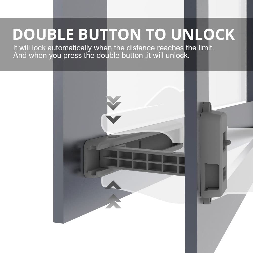 Lock Window Block Bambini Protection Window Restrictor addominali Limitatore di serrature in caduta della caduta del tappo di sicurezza del bambino