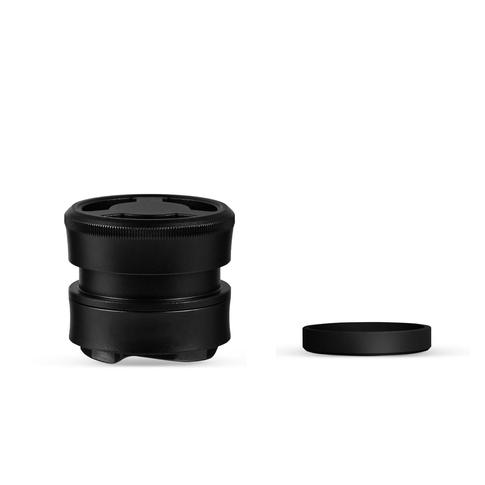 Distribuidor de café Profesional Tamper Base Hurricane Eficiente Rotación de Alta Velocidad para Entusiastas del café Aleación de Aluminio (51mmT7019)