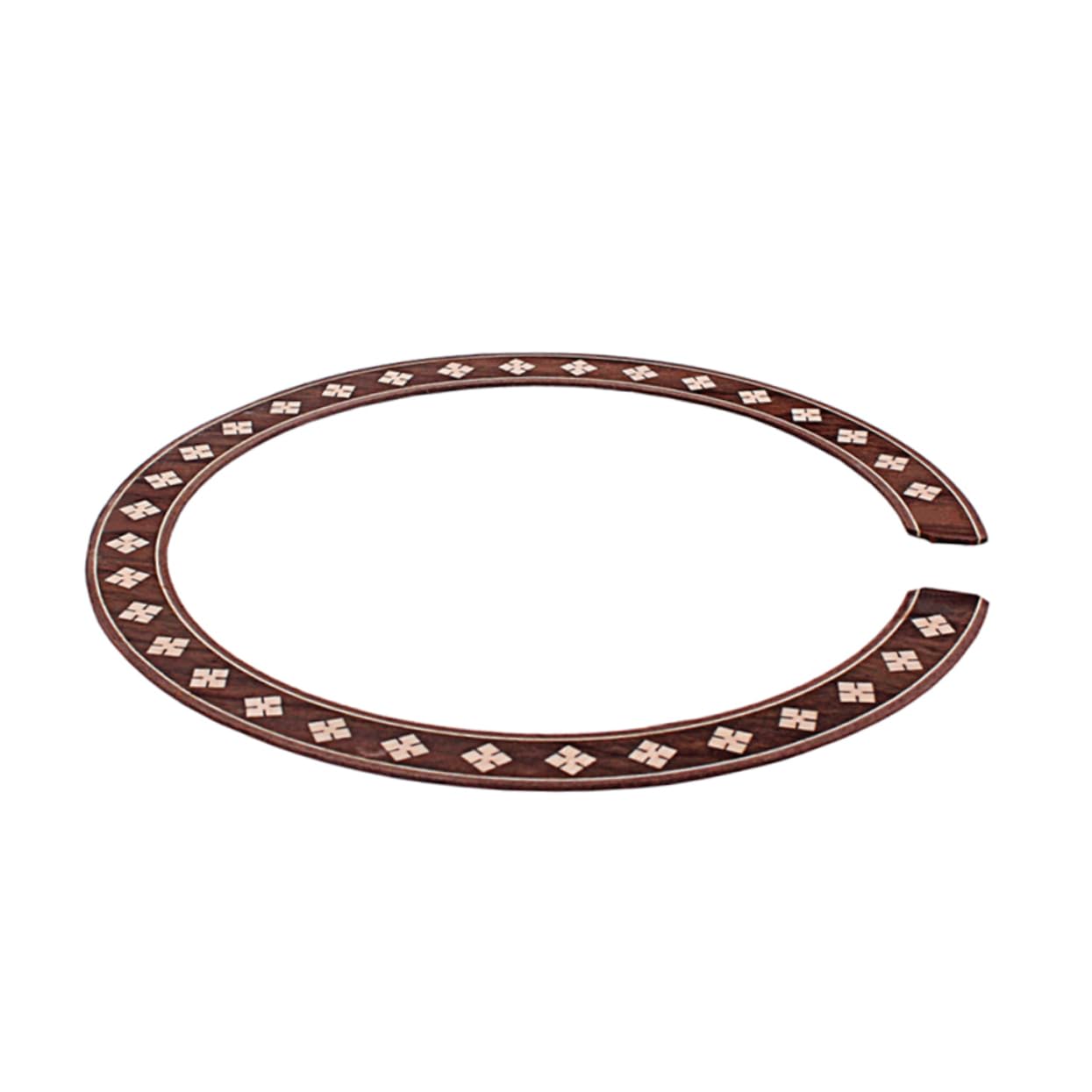 HANABASS Guitar Rosette Decal Laminated Curved Strips for Sound Hole Inlay Easy Application Removal for Customizing Acoustic Guitars Vibrant Color Retention