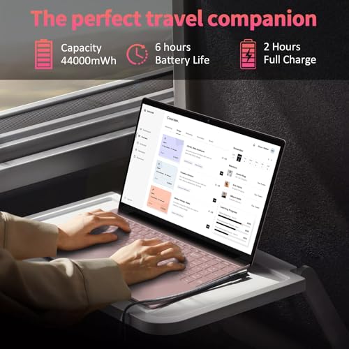 Image of 15.6''Pink Laptop Computer,1080P FHD Display,8GB RAM,512GB SSD,N5095 CPU Business Laptop,Numeric Keypad,Backlit Keyboard,Fingerprint Unlock,SD Card Reader,Webcam, 5GWiFi, HDMI,Pink