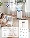 Temprium Mobile Klimaanlage 14000BTU mit Abluftschlauch | 4-in-1 Mobiles Klimagerät mit Fensterabdichtung | APP-Steuerung + Fernbedienung | Leiser Betrieb | 24h-Timer