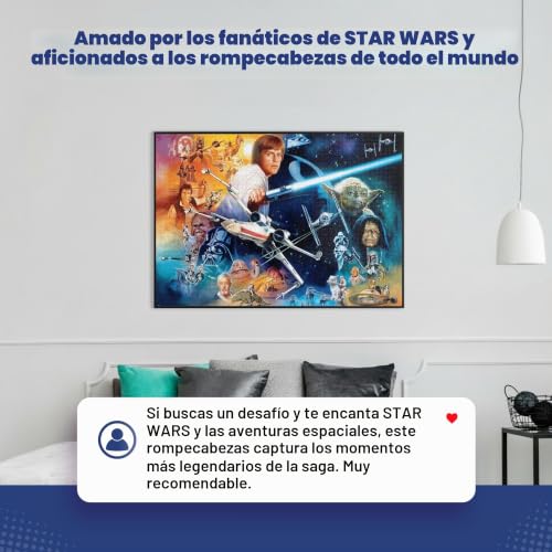 Rompecabezas de 2000 piezas Star Wars Silver Select de Buffalo Games premium 7