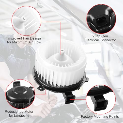 Image of HVAC Blower Motor with Fan 700309 Fit for 2012-2020 for Chevy Sonic | for Chevy TRAX ,for Buick Encore,Heater Blower for 76932 AC Fan,95472959 GM3126150 A /C Blower Motor Assembly