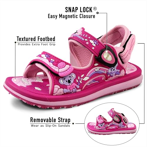 Gold Pigeon Shoes SIGNATURE Easy Snap Buckle Unisex -Child Outdoor Water Sandal for Kids Toddler Boys Girls2