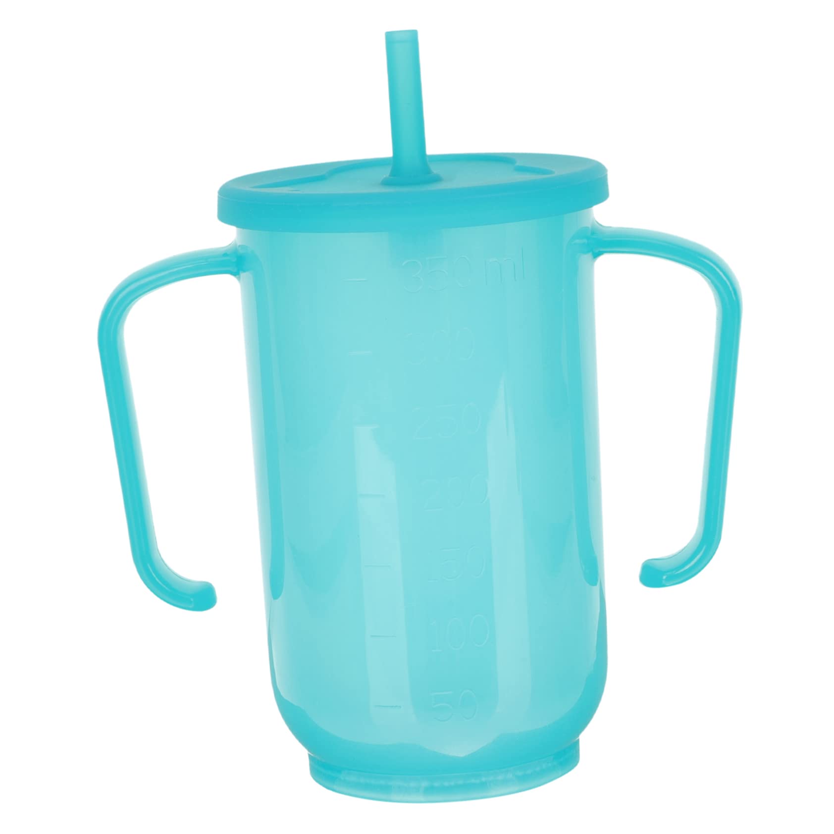 CALLARON 2 Pezzi Tazza per Alimentazione Convalescente con Coppa Antigoccia per Anziani e Pazienti Allettati Design Ergonomico per Facilità Uso e Comfort
