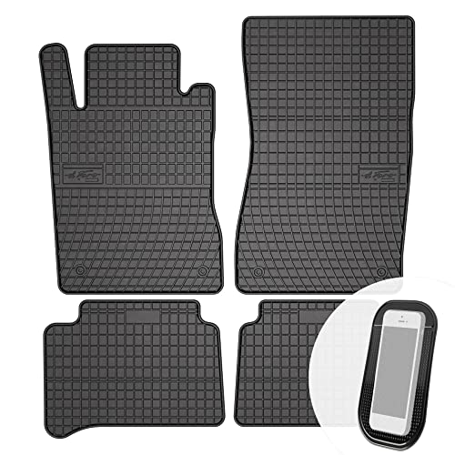 Gummimatten Auto Fußmatten Gummi Automatten Passgenau 4-teilig Set - passend für Mercedes E Klasse...