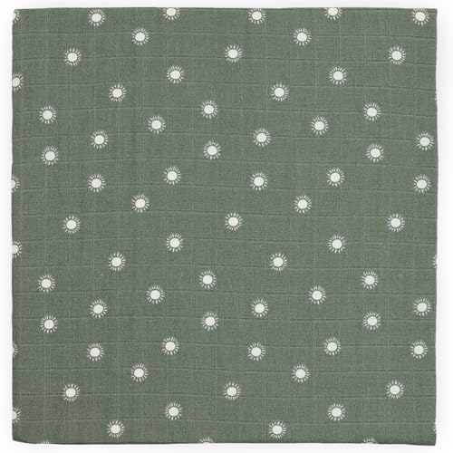 Image of Little Unicorn Muslin Swaddle Blanket for Newborns & Infants | Soft & Breathable Fabric | Baby Blanket for Swaddling, Nursing, Shower Gifts (Sage Suns)