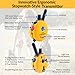 Educator 1/2 Mile Remote Dog Training System Plus E-Collar 101 Training DVD, Safe Humane Stimulation, Pavlovian Tone, Waterproof, Odorproof Biothane Collar, Night Light, Rechargeable, 1 Dog, Yellow