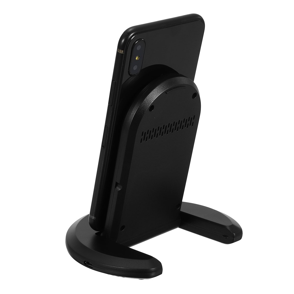 2-cewki 12 W Qi Bezprzewodowa Ładowarka Indukcyjna do Szybkiego Ładowania Stacja Dokująca do iPhone X/8/Plus Samsung S8