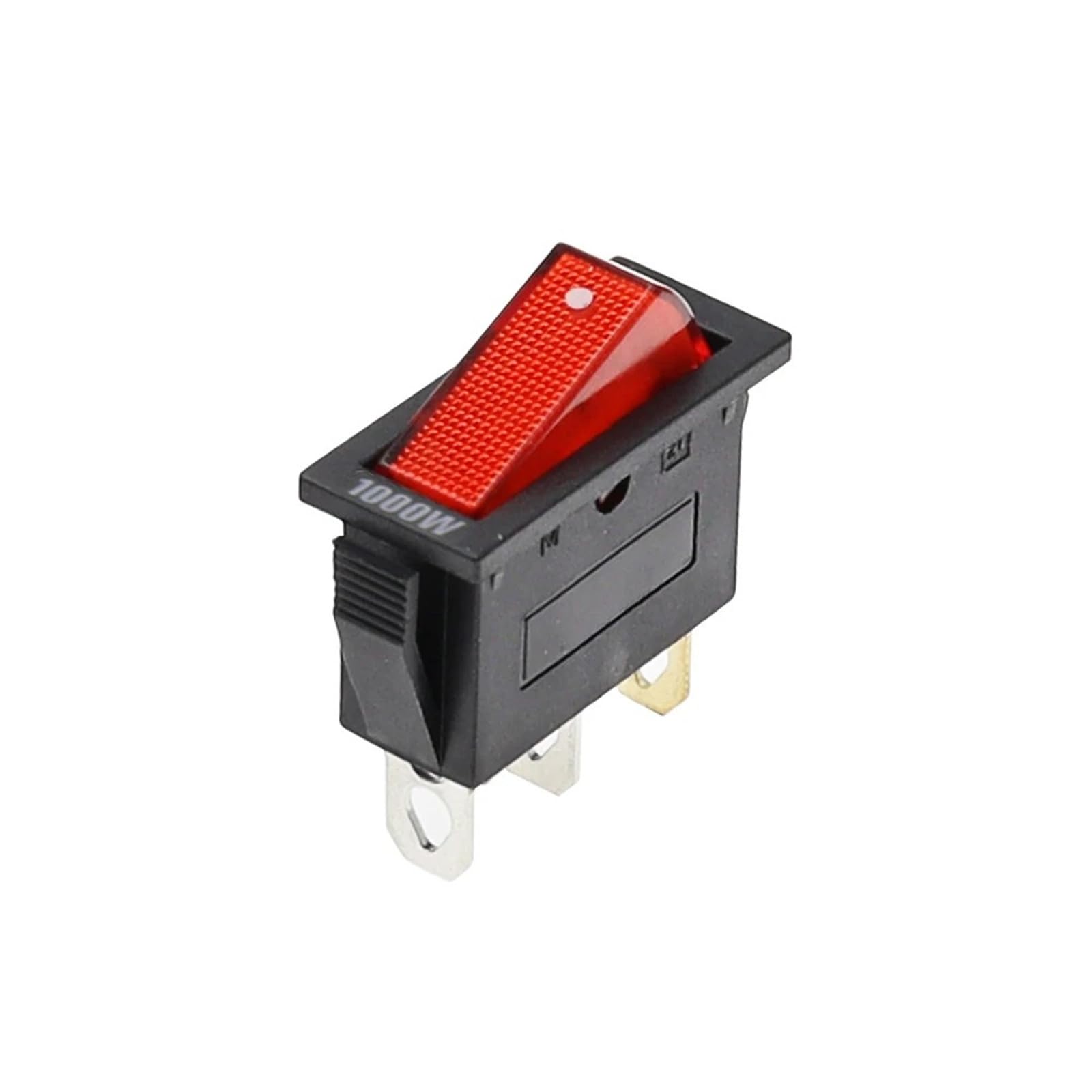 KCD3 przełącznik kołyskowy, wł./wył., 2 pozycje, 3 piny, urządzenia elektryczne z włącznikiem światła (Red Light 1000 W)
