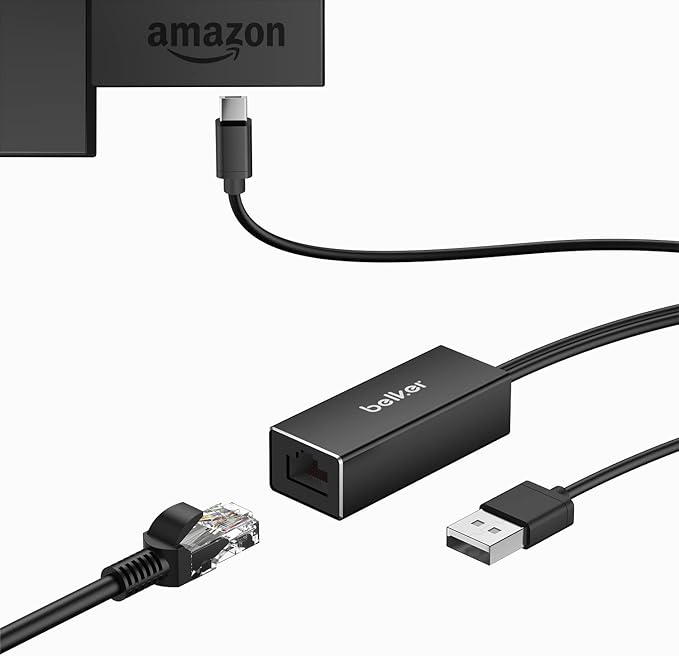 Fire TV Adapter, Belkertech Fire Stick Adapter/Micro