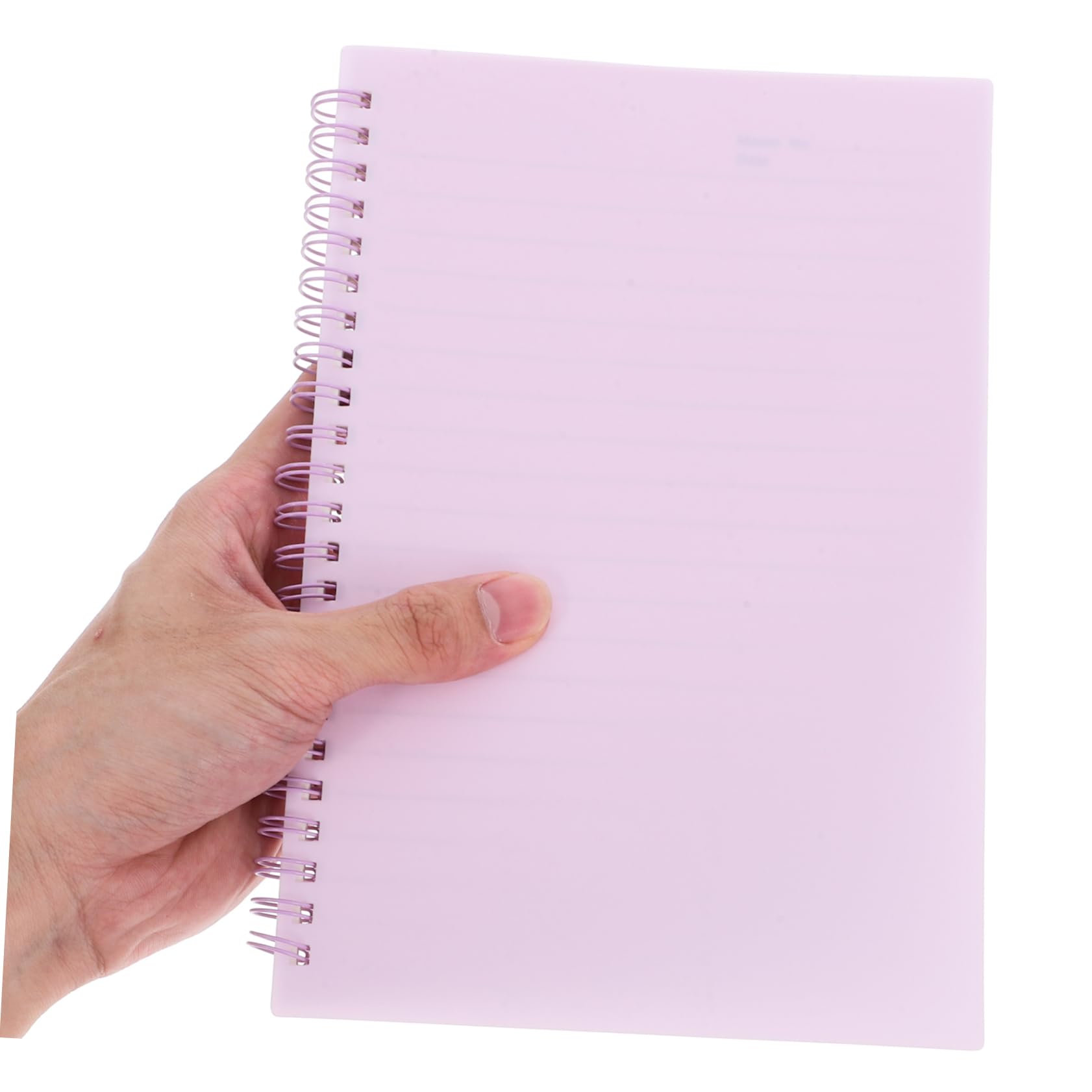 5 Stück Spiral Notizbuch A5 Kariert 80 Seiten Liniertes Schreibheft mit Spiralbindung Stabiles Deckblatt für Schule und Büro
