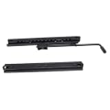 Qinlorgo Seat Slider, 2Pcs 310mm Seat Slide Rail Adjustable Seating Sliding Track Set, Cold Rolled Steel RV Mounting Track for Go Kart Four Wheel Off Road UTV