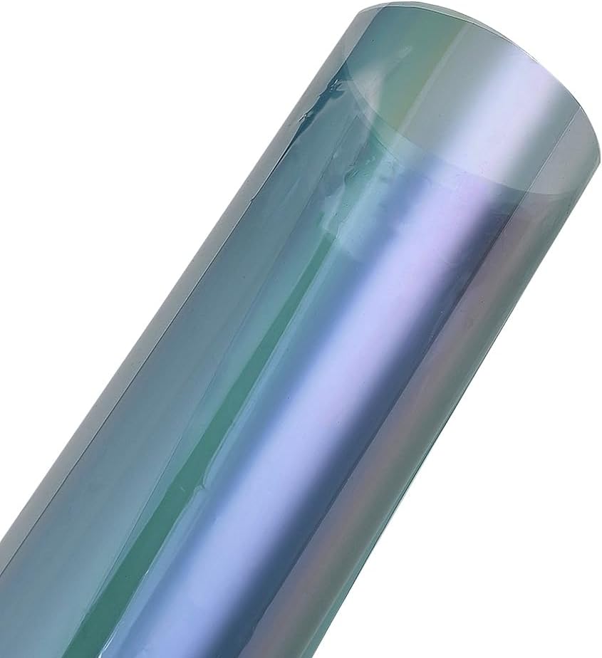 XhuangTech Window Tint Film for Cars, Chameleon Purple Car Window Tints，73.8% VLT Interior Protection Solar Film, Anti UV Heat Blocking, Tinting for Auto Windshield Rear Side Windows (2.46ft x 10ft)