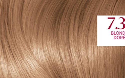 Coloration 7.3 Blond Doré Triple Soin Couvre 100% Cheveux Blancs Excellence Crème 'oreal Paris La Boîte - vue 5