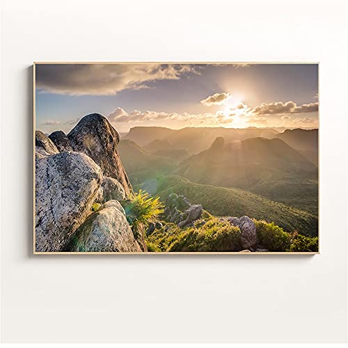 Diamond Painting Complet Paysage pour Salon | Grand Format Broderie Cristal Strass 80x180