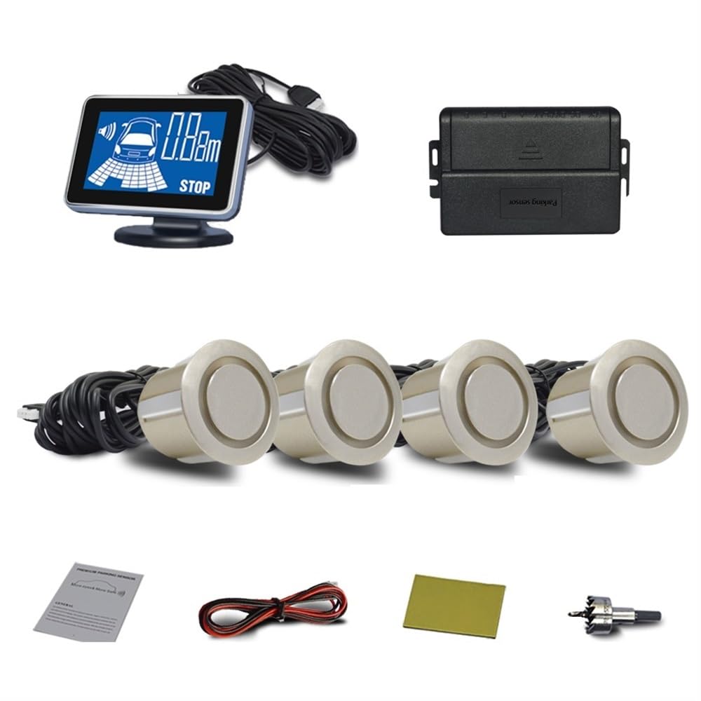 Sensor Aparcamiento 4 sensores de estacionamiento con Radar