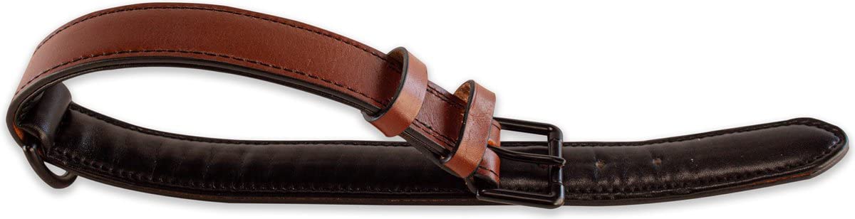 Brute Strength Collar Perro Marrón, Costuras Negras XXL · 66–73 x 3,5 cm