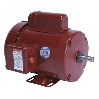 Farm Duty Motor, Capacitor-Start, 3/4 HP, 115/208-230V AC, 1,725 Nameplate RPM, 56 Frame - 1 Each