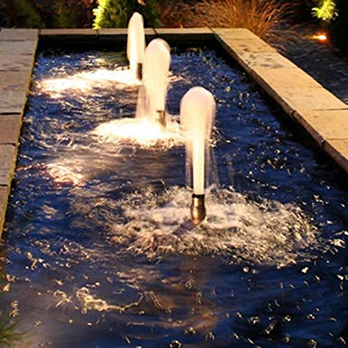 NAVADEAL Pack of 2 Display Frothy Foam Jet Fountain Nozzle - 1" DN25 Stainless Steel Water Spray Sprinkler - for Garden Pond, Amusement Park, Museum, Library - Thumbnail 2
