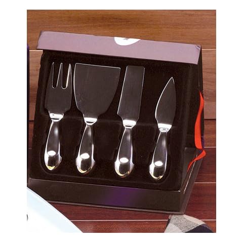 Danesco 4-Piece Stainless Steel Cheese Set Cover
