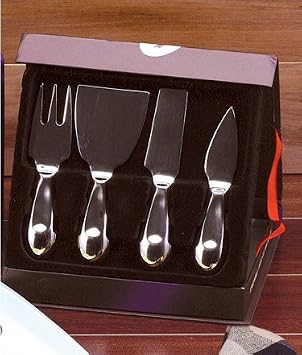 Danesco 4-Piece Stainless Steel Cheese Set