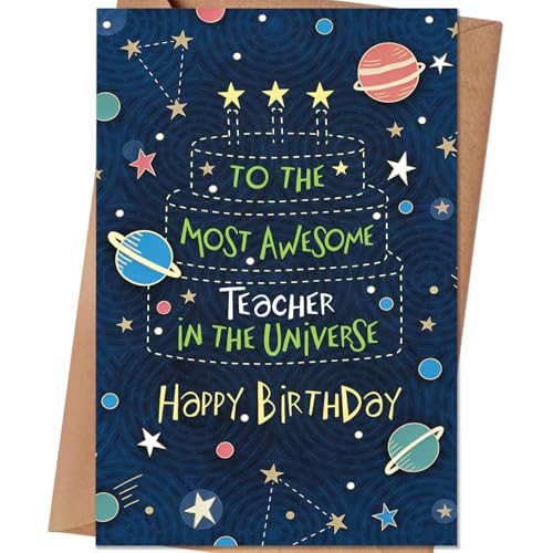 HEJOYN Teacher Birthday Card