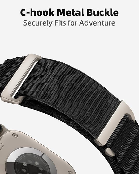 Correa compatible con Apple Watch Alpine Loop con tejido transpirable y cierre seguro 2