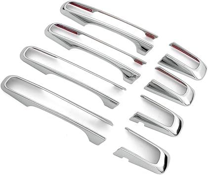 Chrome Exterior Door Handle Cover Trim for Jaguar E-PACE F-Pace 2018-2023 XE XF X260 2016-2021 Accessories Decor